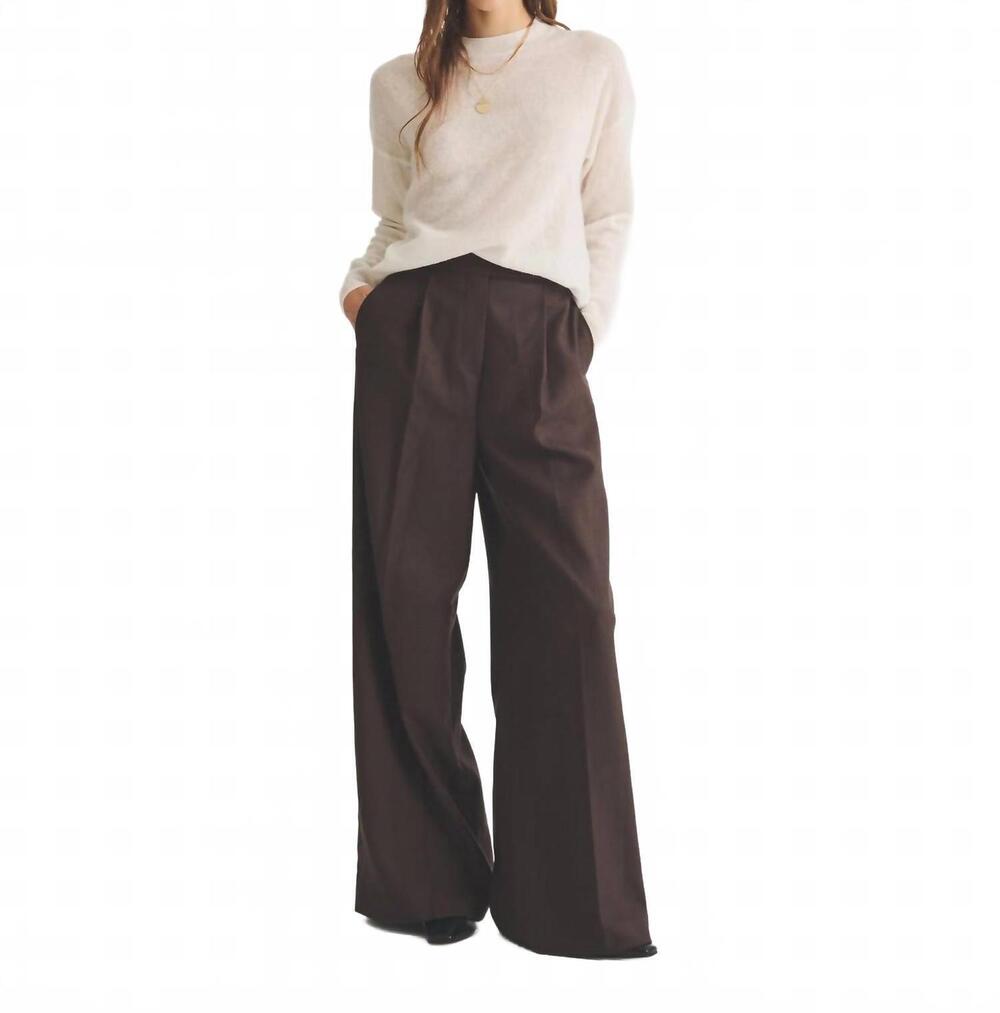 NEW NAADAM featherweight cashmere crew sweater in white